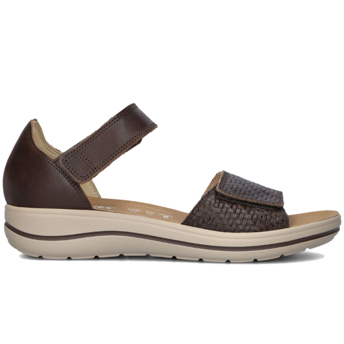 Women's Hartjes Pop Sandal - Dunkelbraun/Dunkelbraun