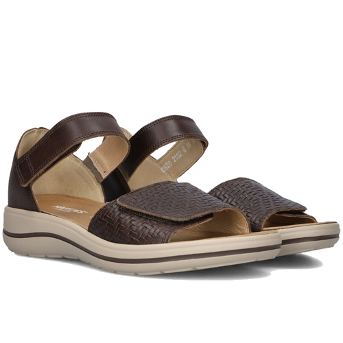 Women's Hartjes Pop Sandal - Dunkelbraun/Dunkelbraun