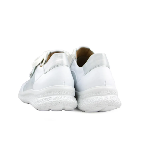 Women's Hartjes Rap Shoe - Weiss/Silber