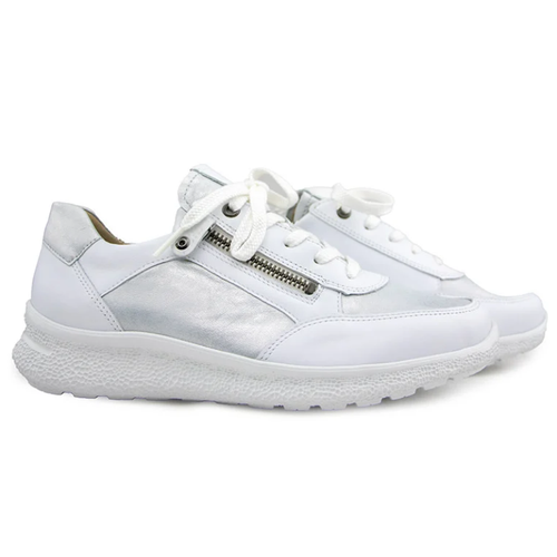 Women's Hartjes Rap Shoe - Weiss/Silber