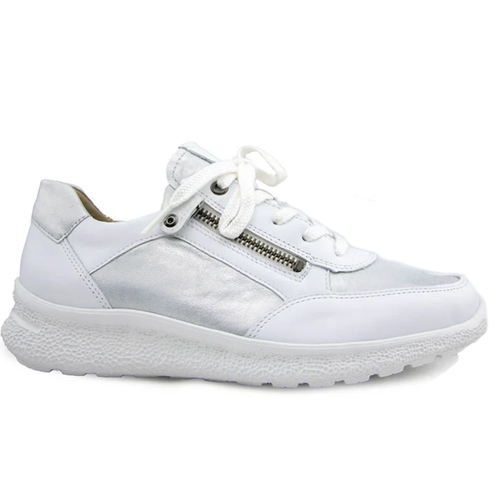 Women's Hartjes Rap Shoe - Weiss/Silber