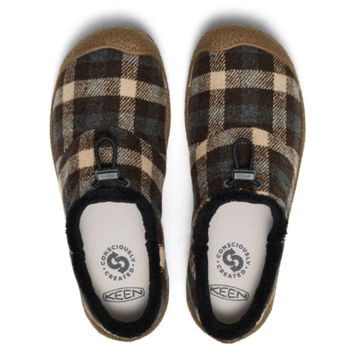 Women's KEEN Howser III Slide – Magnet/Birch Plaid