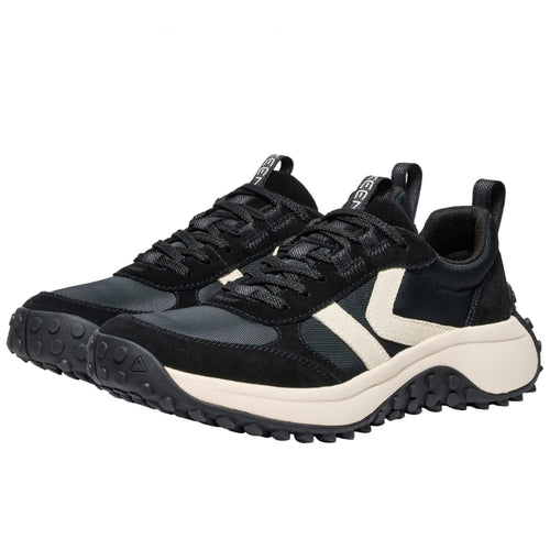 Women’s KEEN KS86 Leather Sneaker – Black/Birch