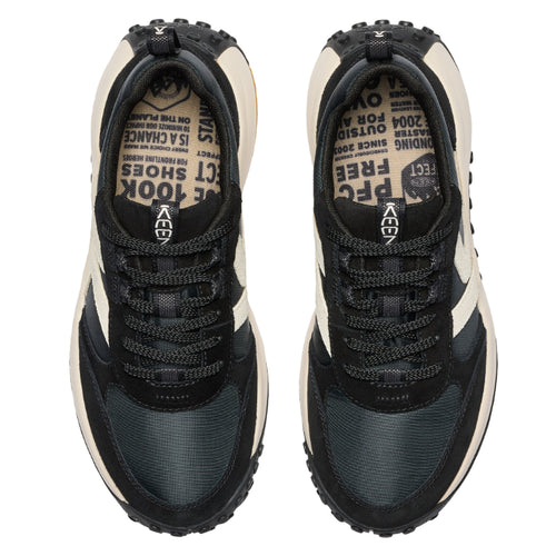 Women’s KEEN KS86 Leather Sneaker – Black/Birch