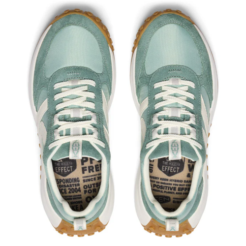 Women’s KEEN KS86 Leather Sneaker –Dark Forest/Star White