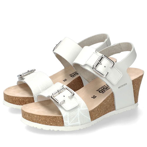 Women's Mephisto Lissandra - White Sandanyl/Fog Panama