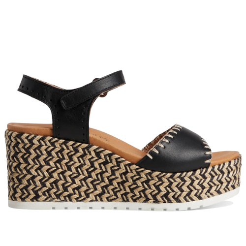 Women's Naot Blanes - Black Jet Leather