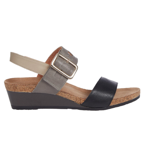 Women's Naot Dynasty - Soft Black/Foggy Gray