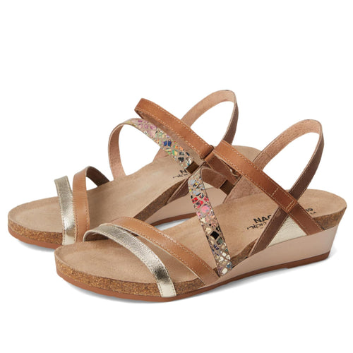 Women's Naot Hero - Radiant Gold/Arizona Tan/Golden Floral/Latte