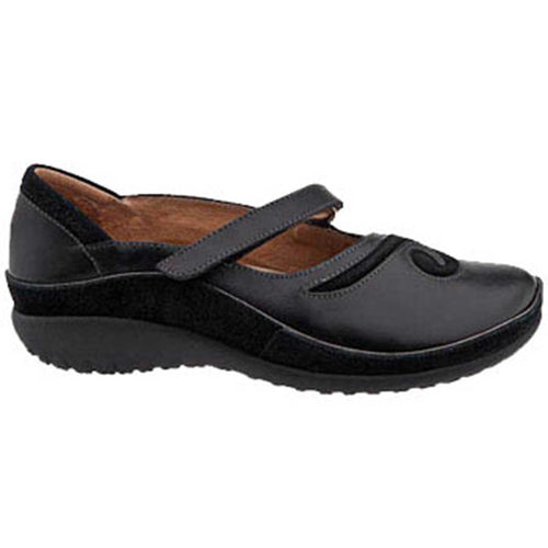 Women's Naot Matai - Black/Suede