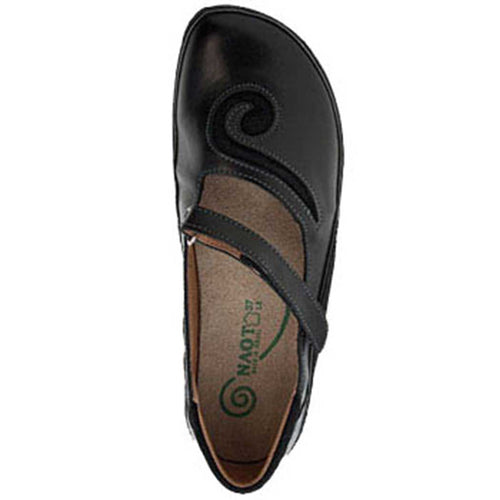 Women's Naot Matai - Black/Suede