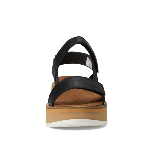 Women’s Naot Meringue – Soft Black Leather/Camel Sole