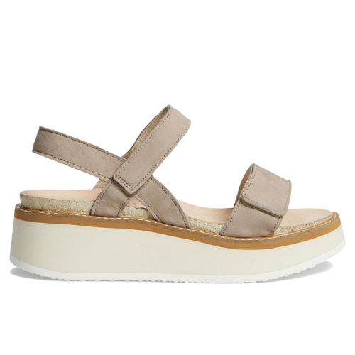 Women’s Naot Meringue – Stone Nubuck/Off White Sole