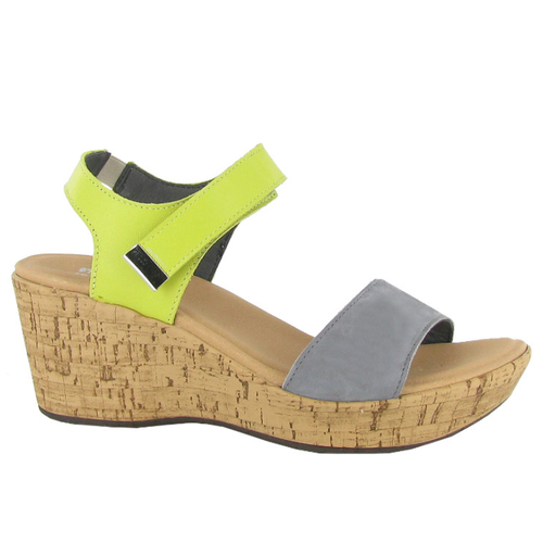 Women's Naot Summer - Smoke Gray/Soft Lime