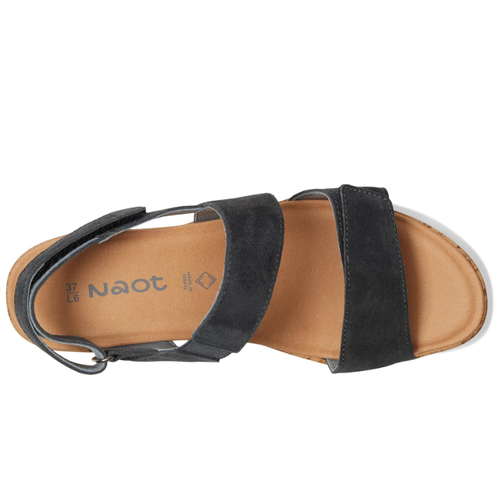 Women's Naot Sunrise - Charcoal Soft Suede