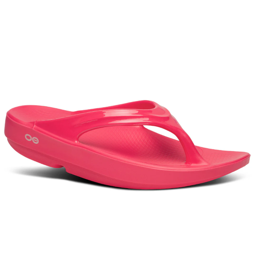 Women's OOFOS OOlala Thong - Neon Berry