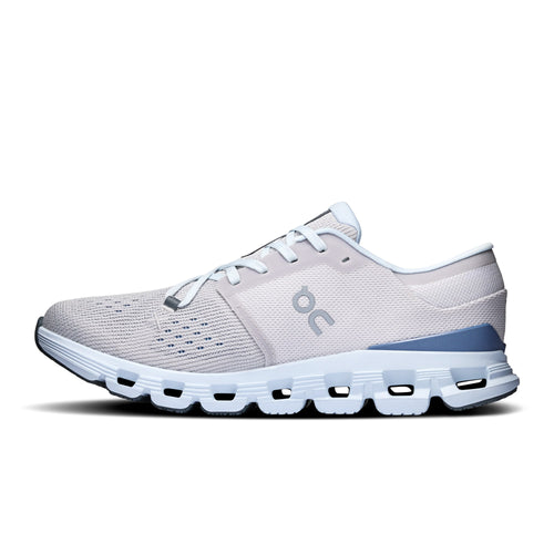 Women’s On Cloud X 4 – Silver/Chambray