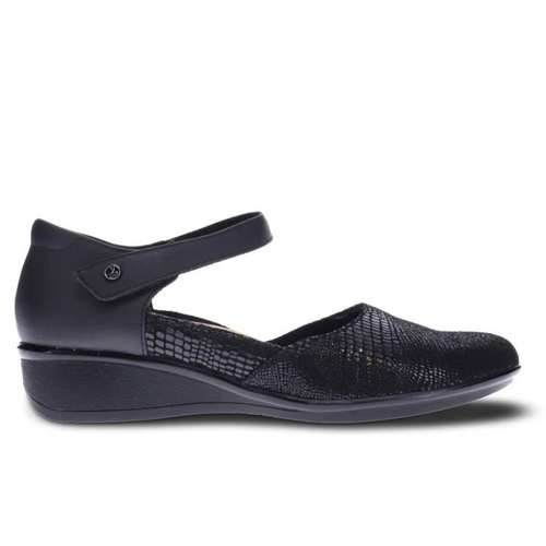 Women's Revere Osaka Mary Jane - Black Lizard