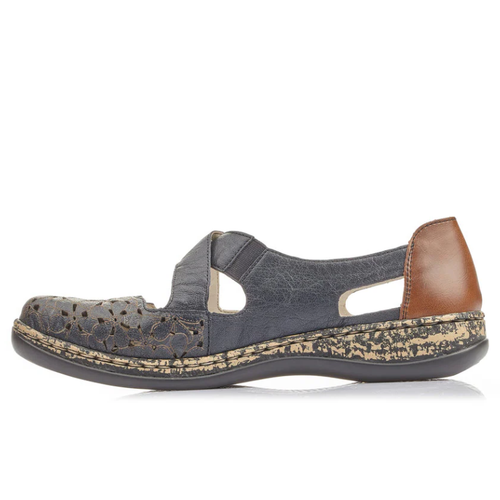 Women's Rieker Daisy H4 - Pazifik/Mogano