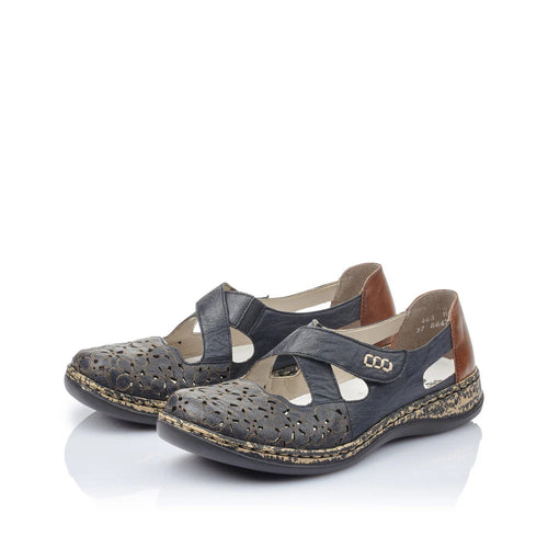Women's Rieker Daisy H4 - Pazifik/Mogano