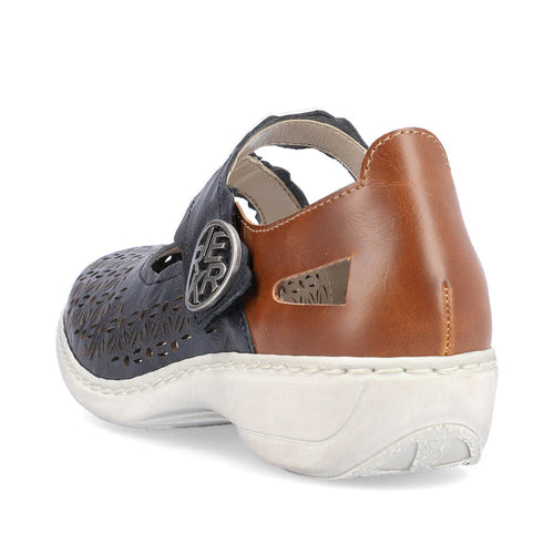 Women's Rieker Doris G4 - Pazifik/Mogano