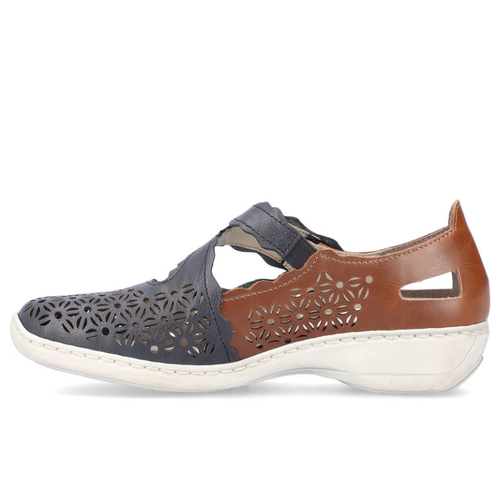 Women's Rieker Doris G4 - Pazifik/Mogano