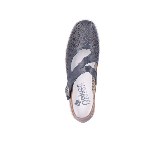 Women's Rieker Doris G4 - Pazifik/Mogano