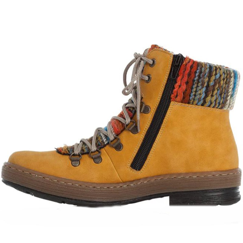 Women's Rieker Felicitas 43 - Honig/Nuss/Orange-Multi
