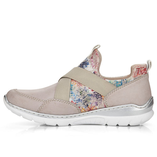 Women's Rieker Nikita 53 - Ice/Multi-Grey