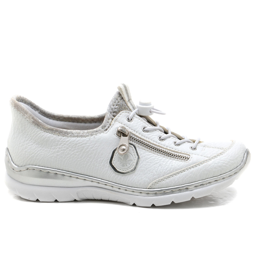 Women's Rieker Nikita F1 - Weiss/Silverflower/Argento
