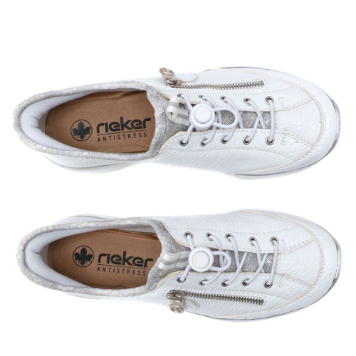 Women's Rieker Nikita F1 - Weiss/Silverflower/Argento