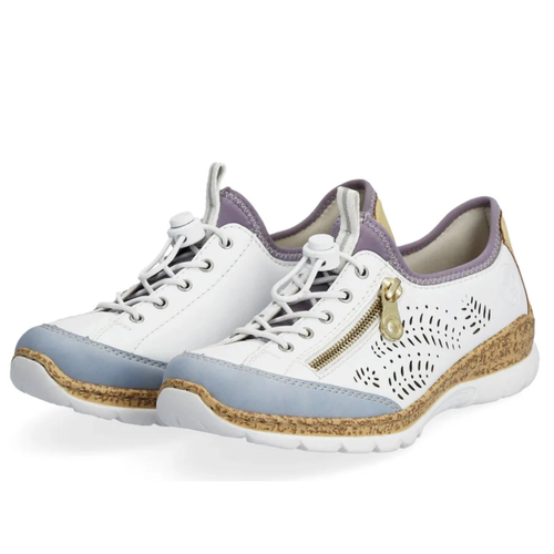 Women's Rieker Nikita K6 - Aqua/Weiss/Sun/Viola