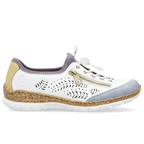 Women's Rieker Nikita K6 - Aqua/Weiss/Sun/Viola