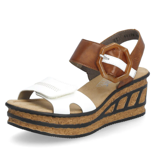 Women's Rieker Rose 76 - Weiss/Sherry