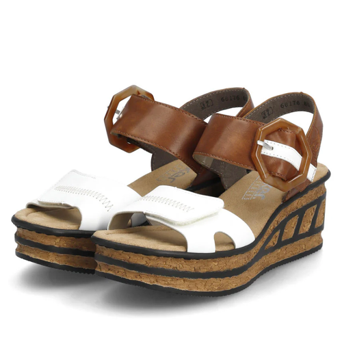 Women's Rieker Rose 76 - Weiss/Sherry