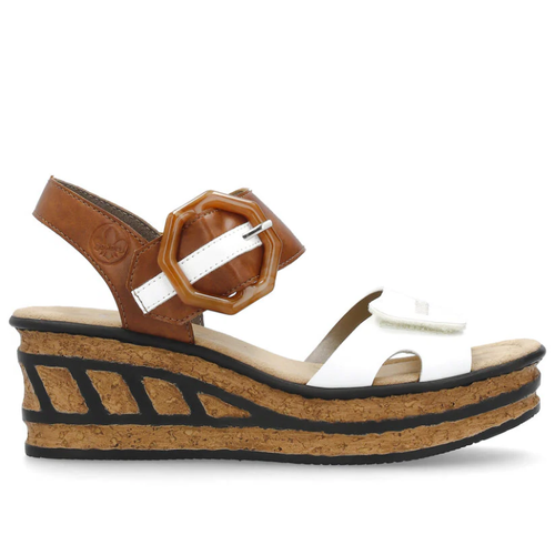 Women's Rieker Rose 76 - Weiss/Sherry