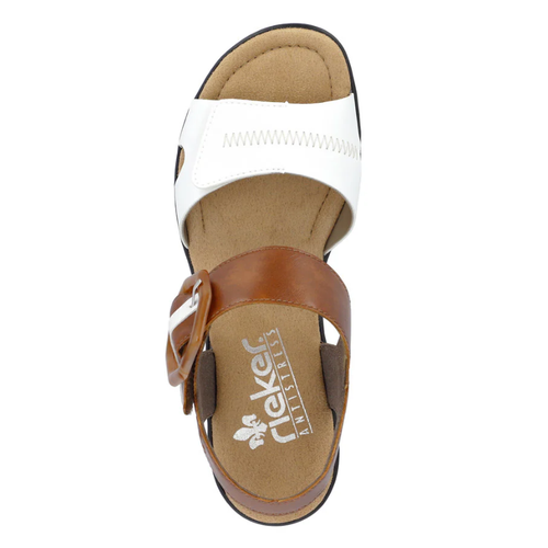 Women's Rieker Rose 76 - Weiss/Sherry