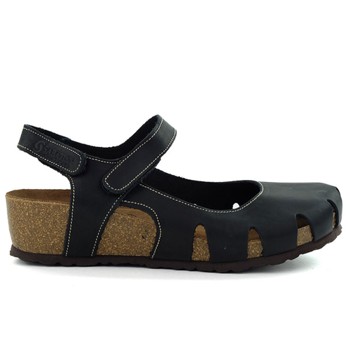 Women’s Sabatini 4009 Wedge Covered Toe Sandal – Nero