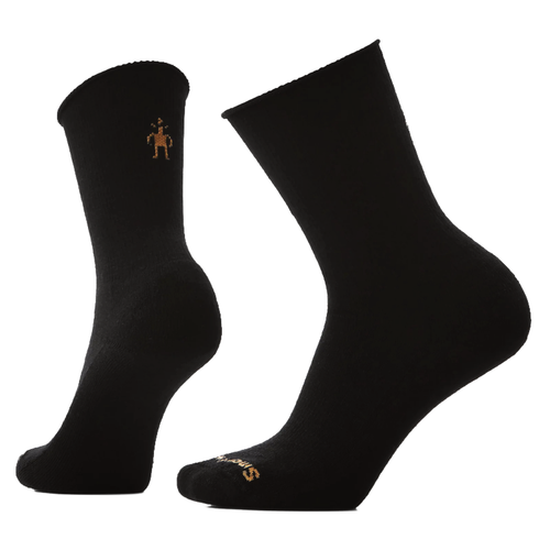 Women's Smartwool Everyday Roll Top Crew Socks - Black
