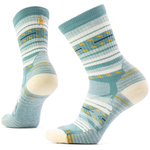 Women's Smartwool Hike Light Cushion Margarita Crew Socks - Dusty Teal