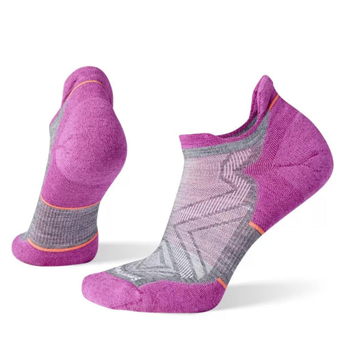 Women's Smartwool Run Targeted Cushion Low Ankle Socks - Medium Gray