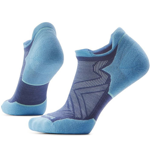 Women's Smartwool Run Targeted Cushion Low Ankle Socks - Nightfall Blue