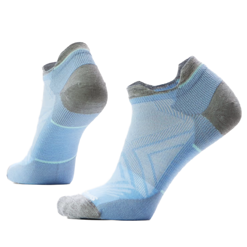 Women's Smartwool Run Zero Cushion Low Ankle Socks – Serene Blue