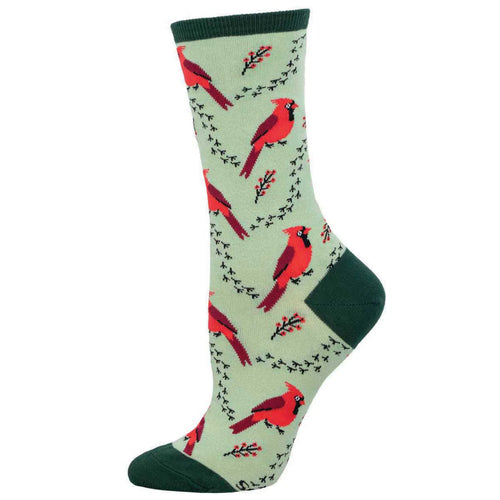 Women's Socksmith Cardinal Tracks Cotton Crew Socks - Mint