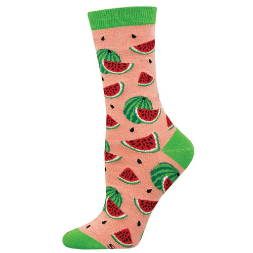 Women's Socksmith Watermelon Bamboo Socks – Pink Heather