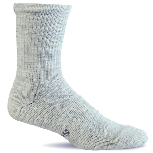 Women's Sockwel Walk About Moderate Graduated Compression Crew Socks - Ash