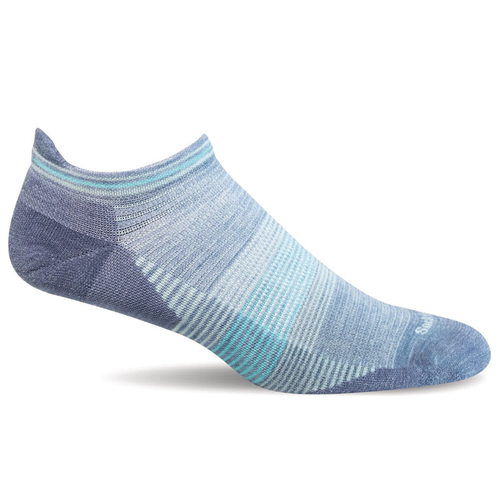 Women's Sockwell Cadence Micro Moderate Compression Socks – Bluestone