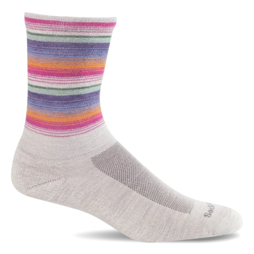 Women's Sockwell Desert Stripe Crew Socks – Natural