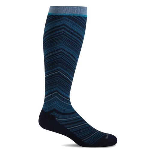 Women's Sockwell Full Flattery Moderate Graduated Compression Socks - Navy