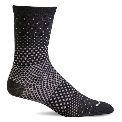Women's Sockwell Plantar Ease Crew Socks - Black